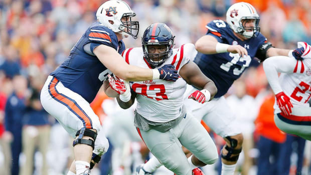 Ole Miss's D.J. Jones predicts win over Alabama, talks juco path to SEC football and more